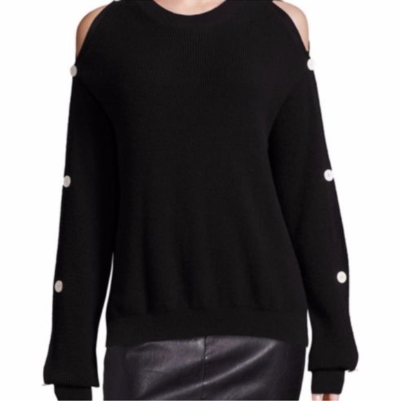 Helmut Lang Black Cashmere Blend Sweater - Picture 2 of 7